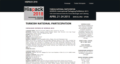 Desktop Screenshot of hispack-tr.com