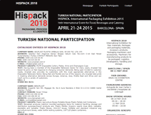 Tablet Screenshot of hispack-tr.com